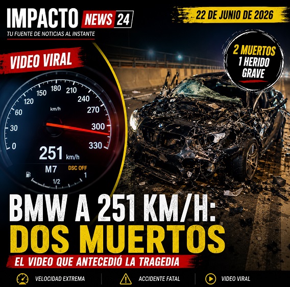 BMW a 251 km dos muertos