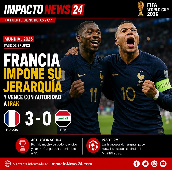Francia vs Irak Mundial 2026