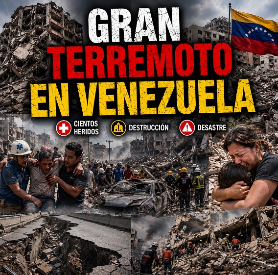 Gran terremoto de magnitud 7.5 golpea Venezuela