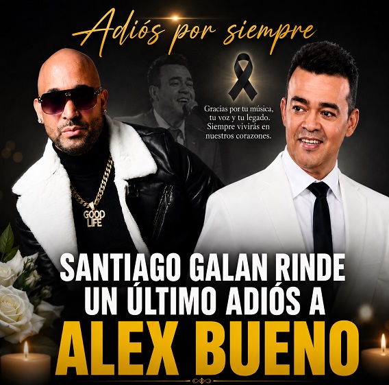 Santiago Galan rinde un ultimo adios a Alex Bueno