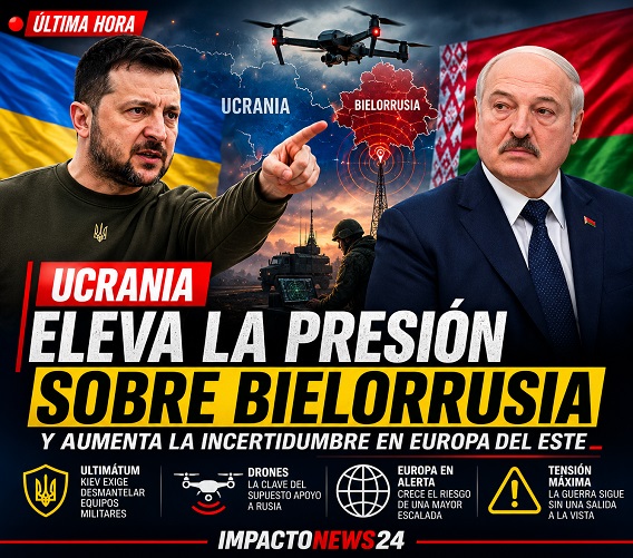 Ucrania aumenta la presion sobre Bielorrusia y crece la tension en Europa del Este