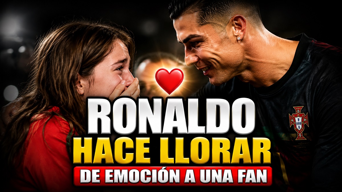Cristiano Ronaldo hace llorar de emocion a una fan el gesto que esta conquistando al mundo