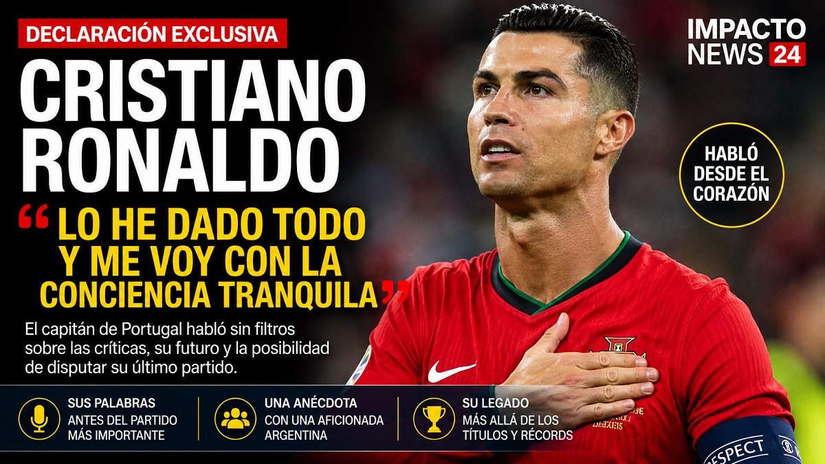 Cristiano Ronaldo lo he dado todo