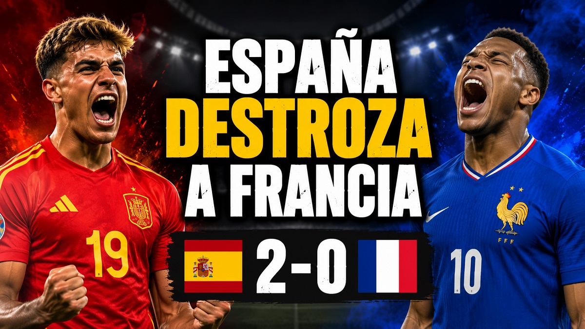 Espana destroza a Francia