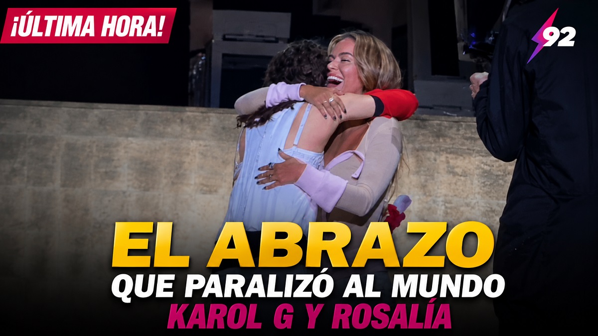 Karol g y Rosalia abrazo