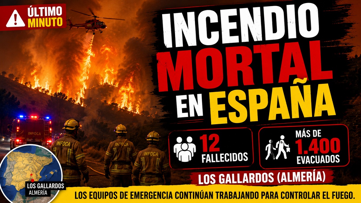incendio en espana